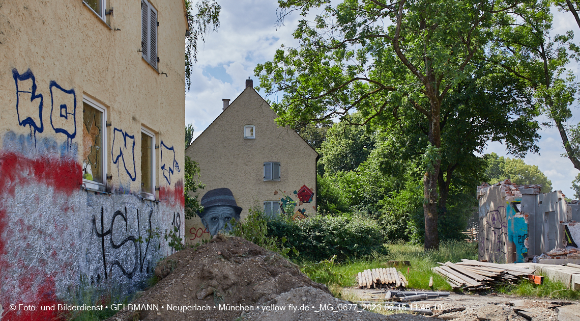 15.06.2023 - Abriss und Neubau der Maikäfersiedlung in Berga am LAim und Neuperlach